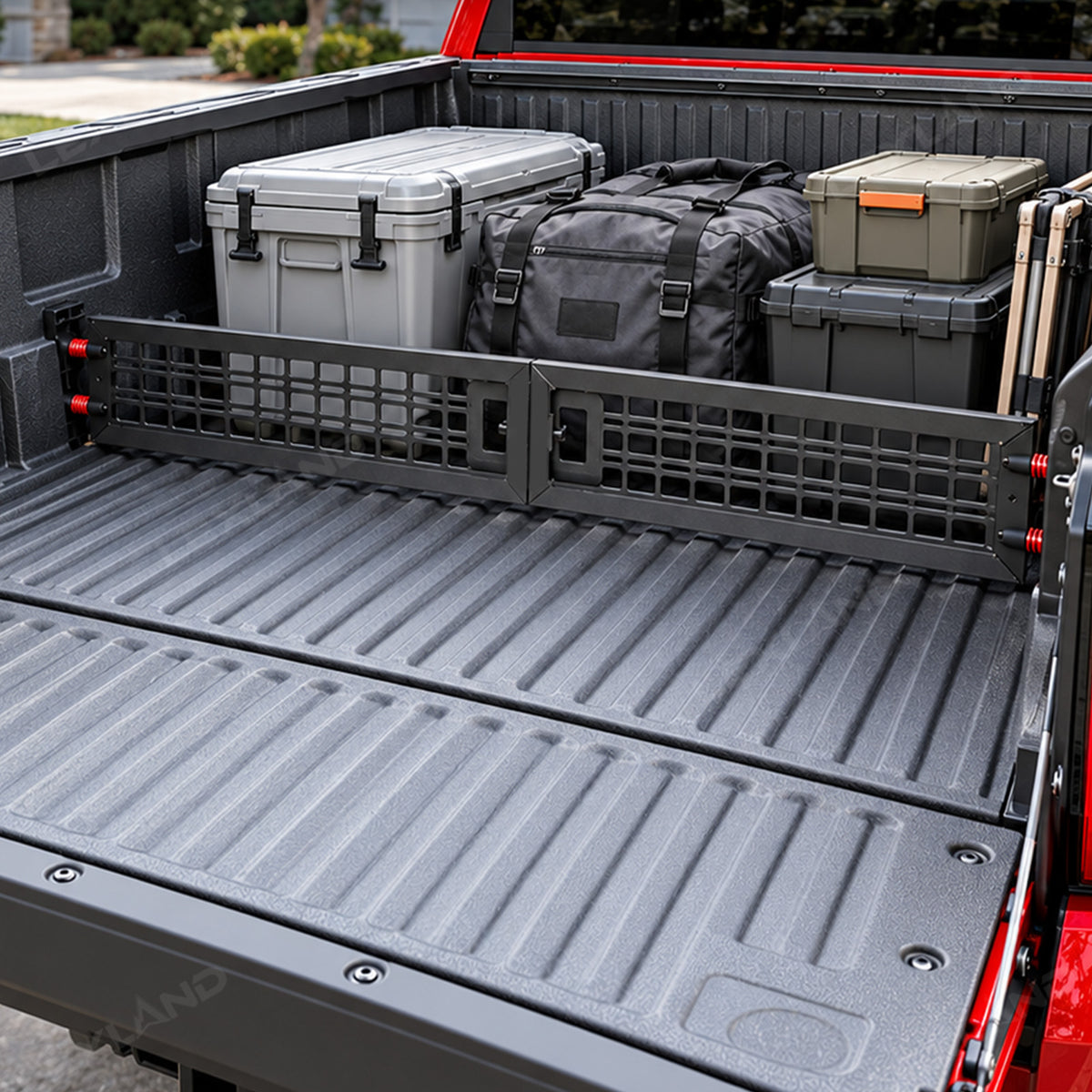 Tundra Adjustable Truck Bed Divider Organizer Aluminum Alloy Cargo Manager Molle Panel for Toyota