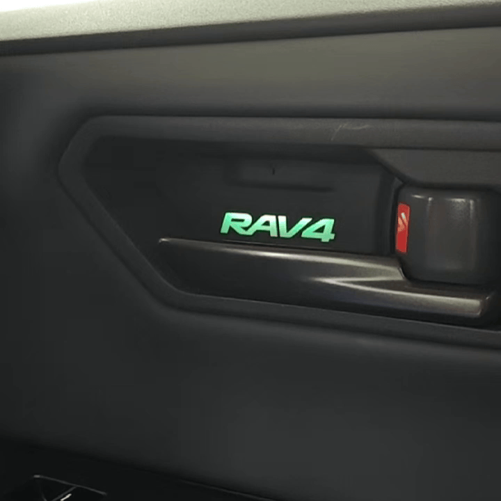 RAV4 Door Handle Bowl Lights Multi-color Interior Ambient Lighting Upgrade Kit 4PCS for Toyota