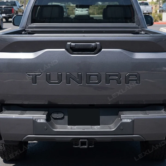 Tundra Tailgate Letters 3D Emblems Overlay Insert Kit for Toyota