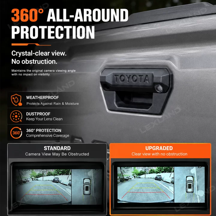 Tacoma Camera Cover Camera Caps ABS Camera Lens Protector Shield for Toyota