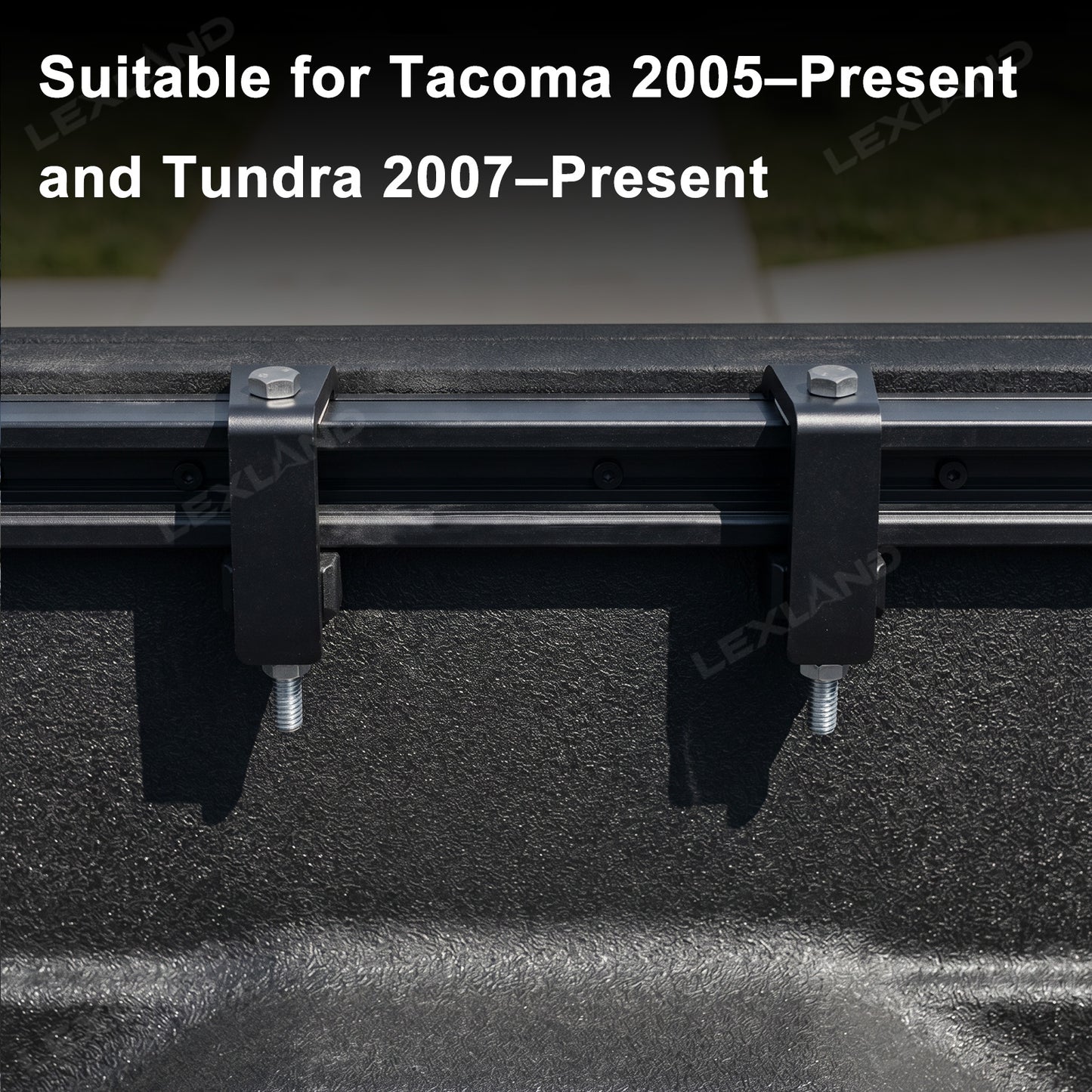 Tacoma/Tundra Truck Mounting Clamps Bed Rail Clamps Cargo Clamps 4PCS for Toyota