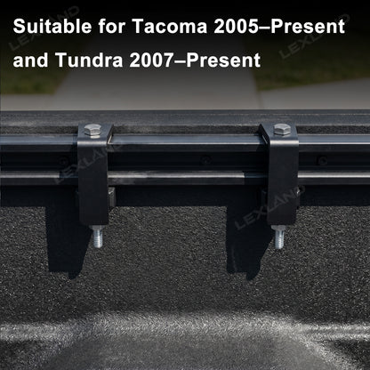 Tacoma/Tundra Truck Mounting Clamps Bed Rail Clamps Cargo Clamps 4PCS for Toyota