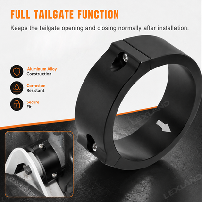 Tacoma Tailgate Anti-Theft Lock Aluminum Alloy Truck Bed Tailgate Security Lock 2.0 for Toyota