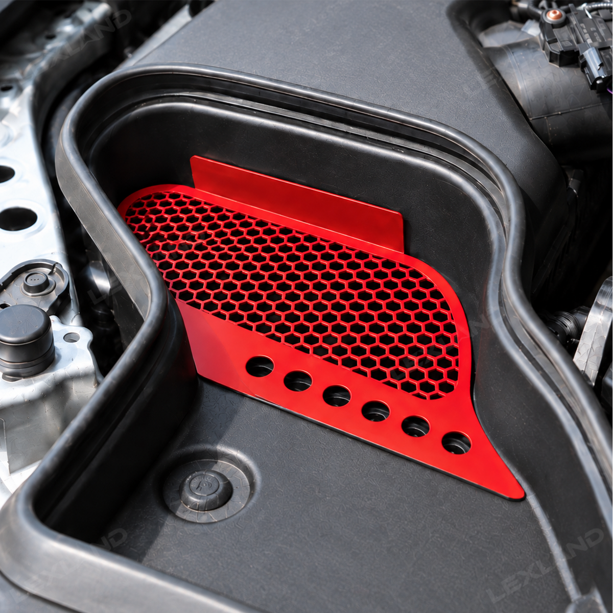 Tacoma Front Engine Bay Intake Vent Screen Carbon Steel Air Intake Bug Screen Mesh Guard for Toyota