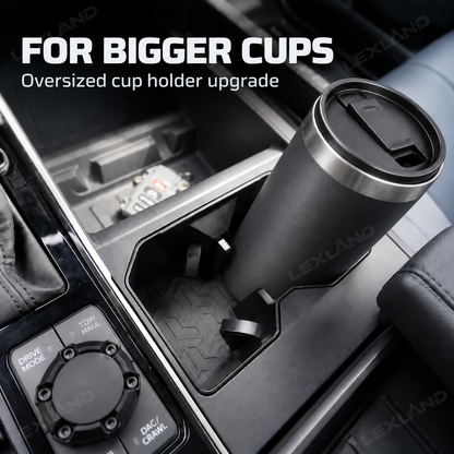Tundra Oversize Cup Holder ABS Center Console Water Cup Insert for Toyota