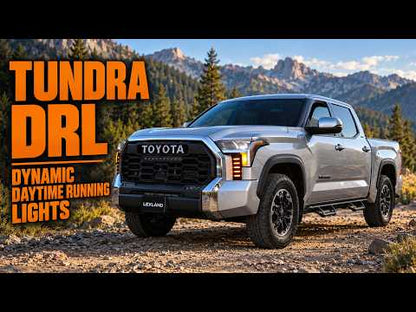 Tundra DRL Vent Lights Dynamic Daytime Running Lights Sequential Turn Signal Lighting Upgrade