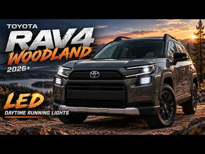 Rav4 Woodland Front head LED Lights Daytime Running Lights DRL Fog Light for Toyota